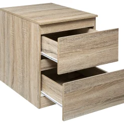 Cómoda de almacenaje DOLO beige con 2 cajones