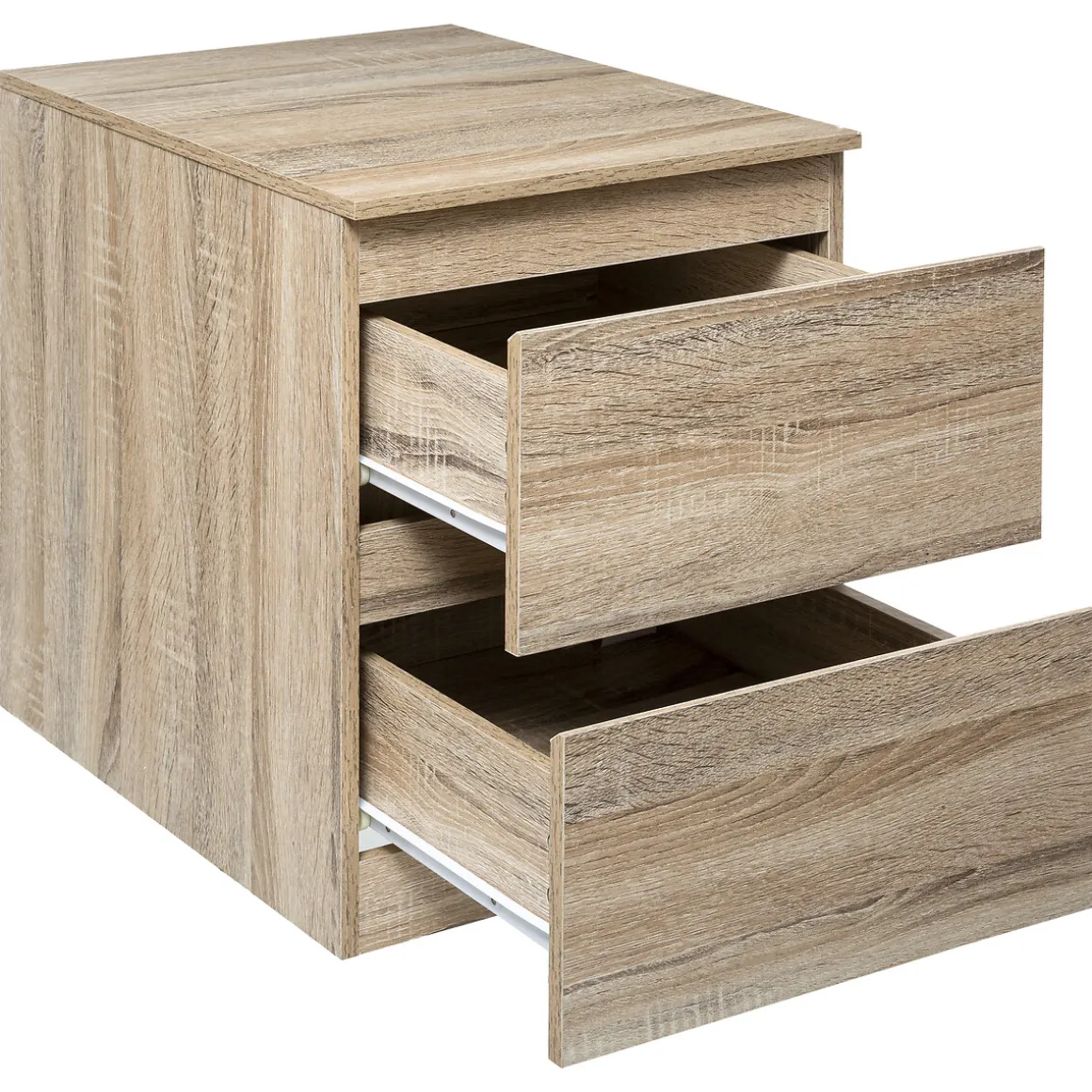 Cómoda de almacenaje DOLO beige con 2 cajones