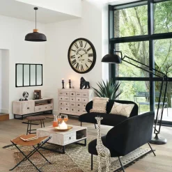 Cómoda De Madera Ajay 126x40x94Cm