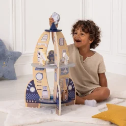 Cohete De MDF Con Acessorios 60cm