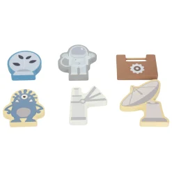 Cohete De MDF Con Acessorios 60cm