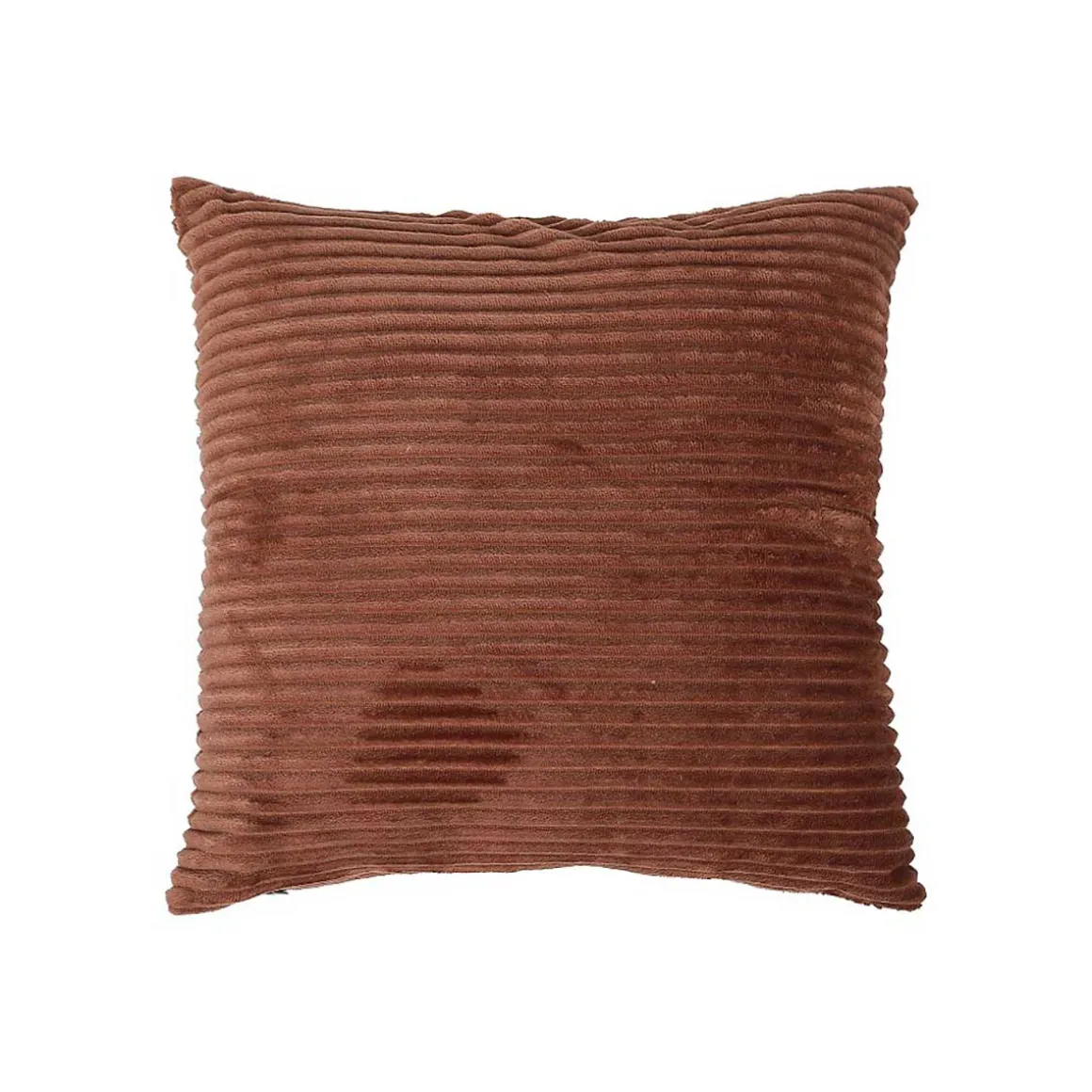 Cojín ARUM rayas marrón 38x38cm