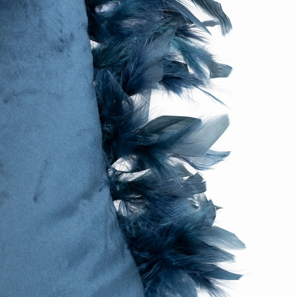 Cojín azul de terciopelo 40x40cm