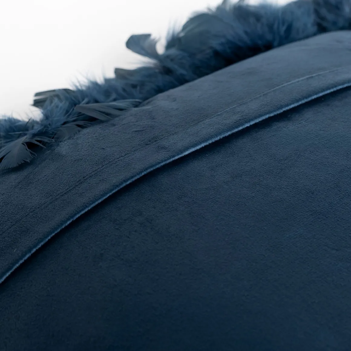 Cojín azul de terciopelo 40x40cm