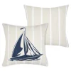 Cojín barco HARBOR beige 50x50cm