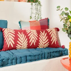 Cojín bordado YUCATAN 10x30x80cm