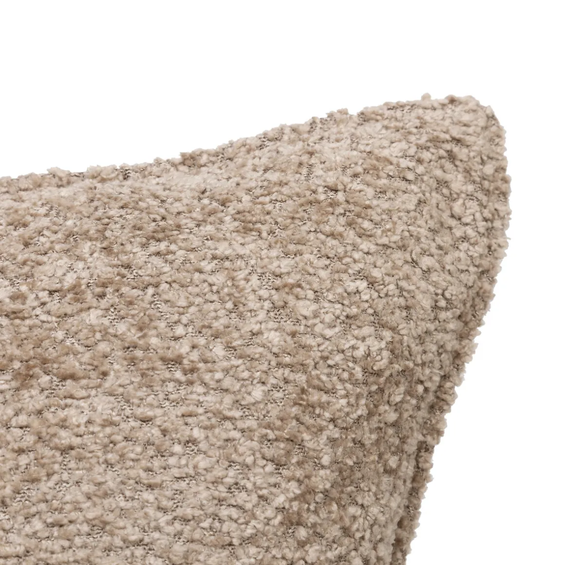 Cojín Bouclette Gris Pardo 45x45cm