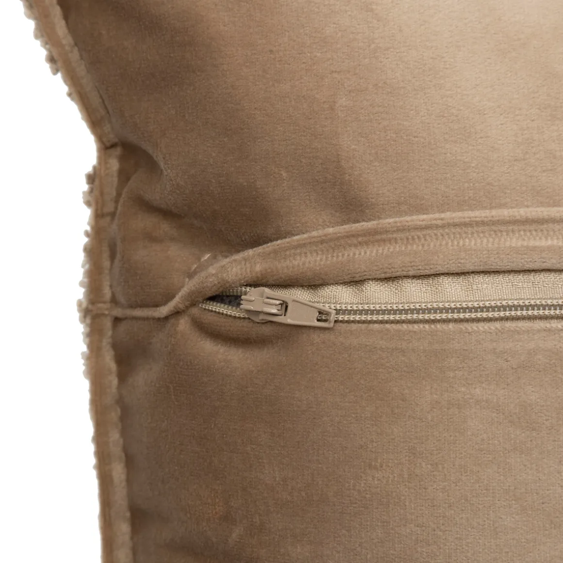 Cojín Bouclette Gris Pardo 45x45cm