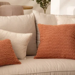Cojín Bouclette Terracota 45x45cm