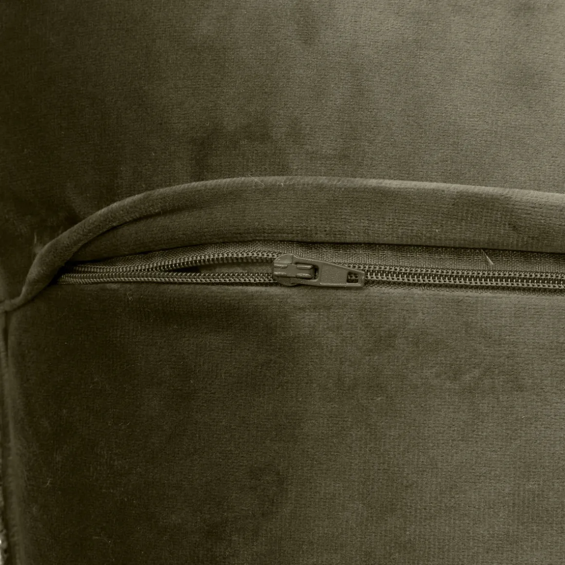 Cojín Bouclette Verde Caqui 45x45cm