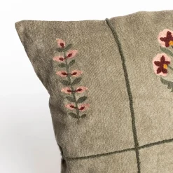 Cojín BOUQUET verde 50x50cm