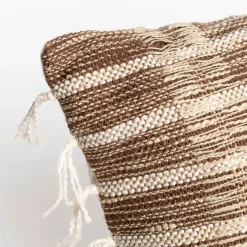 Cojín EARTHY con flecos 45x45cm