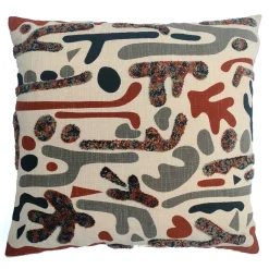 Cojín Fez Multicolor de algodón 45x45Cm