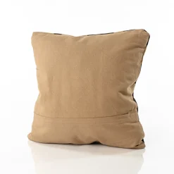 Cojín Inuit Geométrico Crudo Y Negro 40x40cm