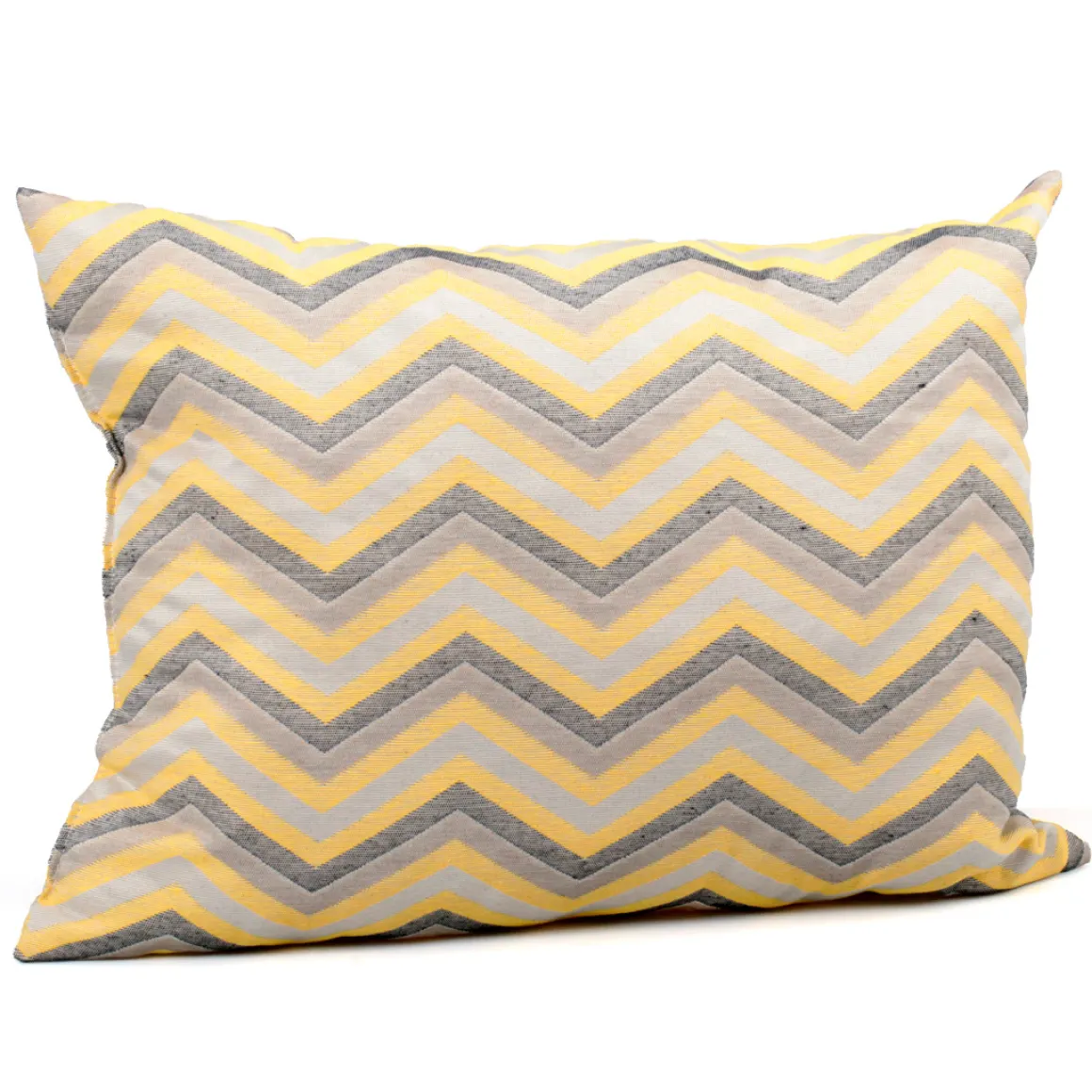 Cojín Jacquard Amarillo 60x45Cm