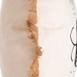 Cojín León Con Flecos 44x44Cm