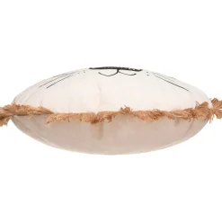 Cojín León Con Flecos 44x44Cm