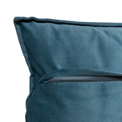 Cojín LILOU de tela azul oscuro