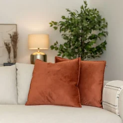 Cojín LILOU terracota 55x55cm