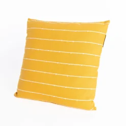 Cojín LINECHIC amarillo de algodón 45x45cm