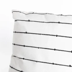 Cojín LINECHIC beige de algodón 45x45cm