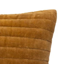 Cojín Ocre Con Patch 45x45cm