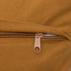 Cojín Ocre Con Patch 45x45cm