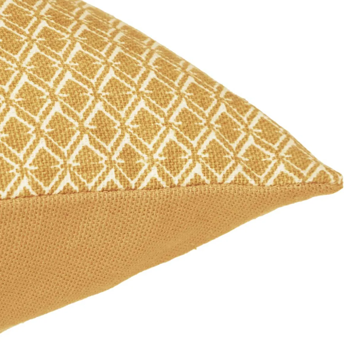 Cojín Otto Ocre Decorado 38x38Cm