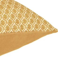 Cojín Otto Ocre Decorado 30x50Cm