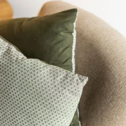 Cojín Otto Verde Caqui 38x38Cm