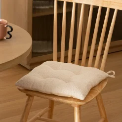 Cojín Para Silla Bouclette Marfil 38x38cm