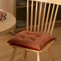 Cojín Para Silla Bouclette Terracota 38x38cm