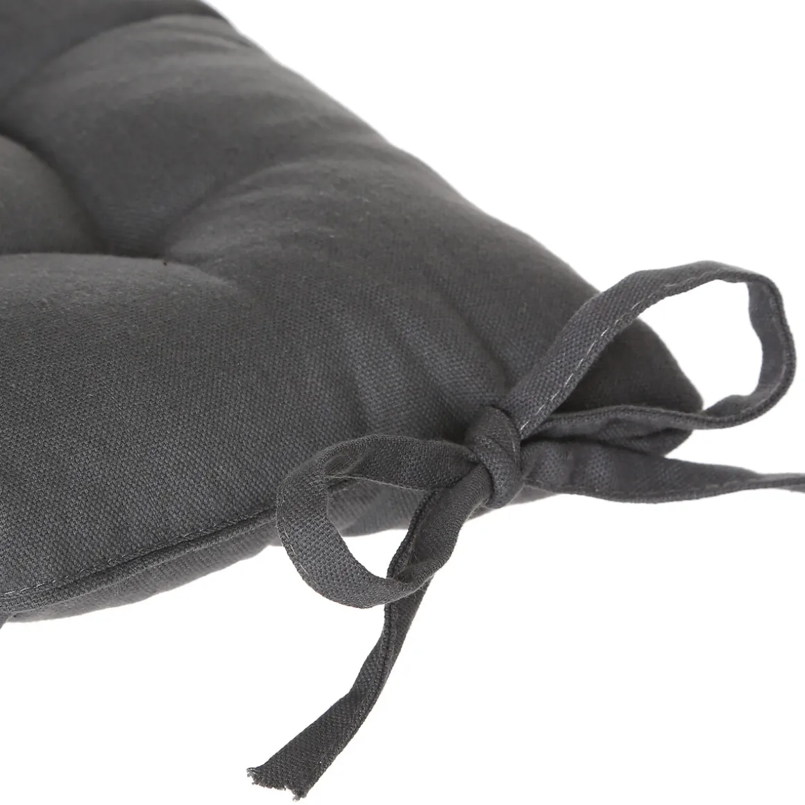 Cojín Para Silla Gris Oscuro 38x38Cm