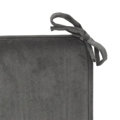 Cojín para silla LILOU gris oscuro