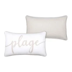 Cojín plage HARBOR blanco 30x50cm