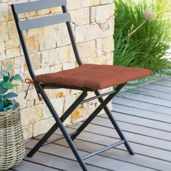 Cojín p/silla exterior KORAI 4 puntos terracota