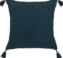 Cojín Winter Light Gaze Azul Con Cruces