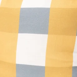 Cojín Yucatán Vichy Con Volados Rosa