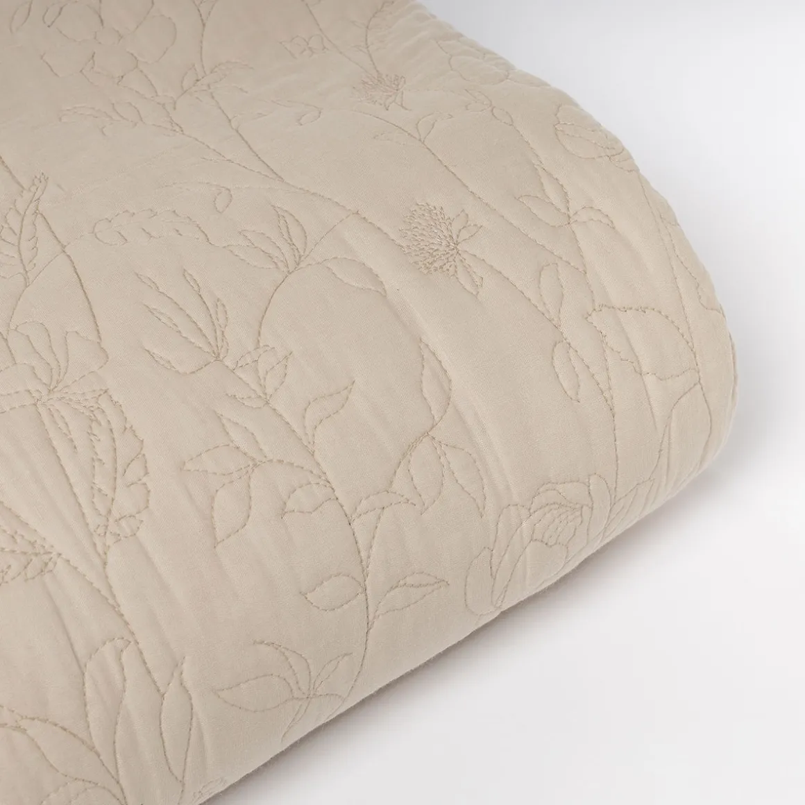 Colcha FLOWER beige 220x240cm
