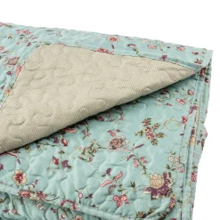 Colcha MANILA azul reversible 220x240Cm