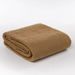 Colcha ocre FLOWER 220x240cm