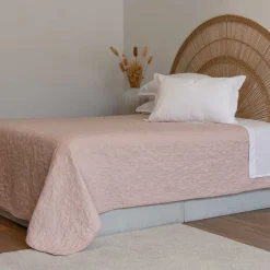 Colcha rosa DAISY 220x240cm