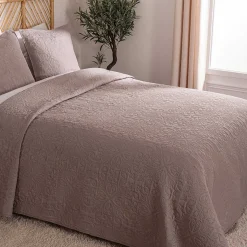 Colcha 240x260Cm C/2Fundas Cojín 60x60Cm