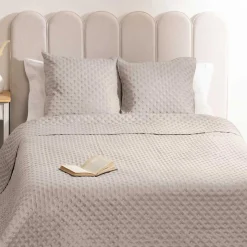 Colcha 240x260cm Y 2 Fundas Almohada Kalia Beige