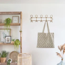 Colgador De Pared De Metal 76x7.5x22.5Cm