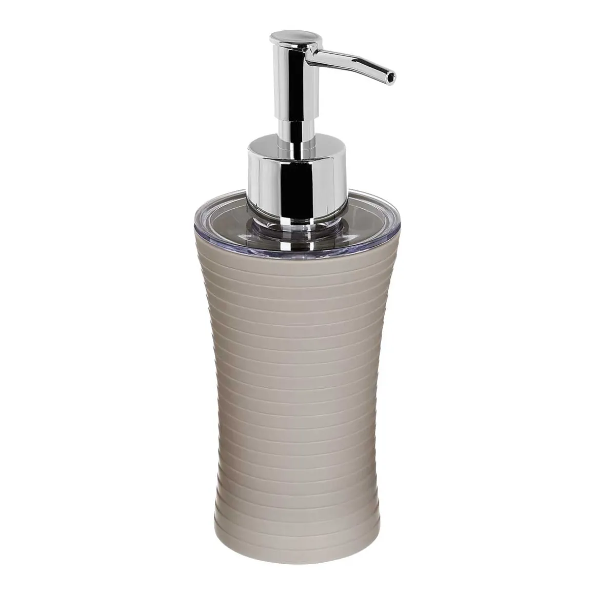 Conjunto De 3 Accesorios Baño Rayas Gris Pardo