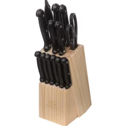 Conjunto de 14 cuchillos de cocina con soporte