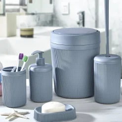 Conjunto de 5 piezas wc ALESTA gris