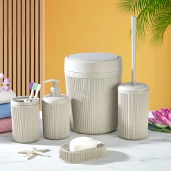 Conjunto de 5 piezas wc ALESTA beige