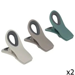 Conjunto de 6 pinzas herméticas para bolsas